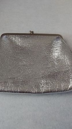 Ladies Silver coin purse wallet
