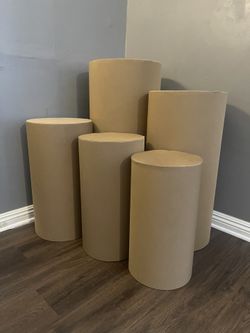 Cylinder Stands Dessert Table