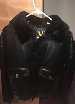 Italian Leather Jacket Size Large