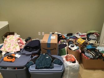 Children’s Clothes 6months to 4T (Tubs of Sizes)