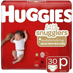 Huggies Diapers 30ct Size P (Premature)