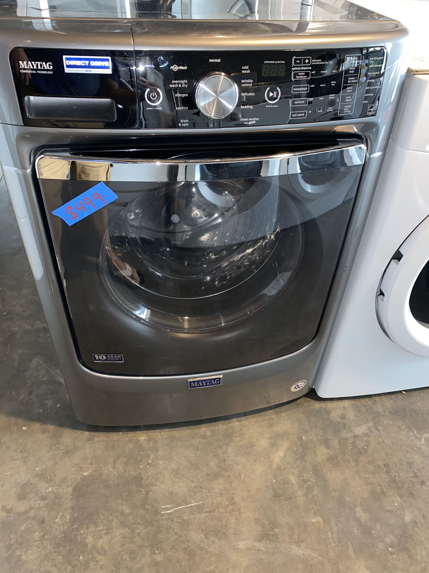 MAYTAG XL CAPACITY FRONT LOADING WASHER STEAM