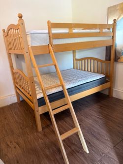 Full over Full Bunk Beds - Solid Wood