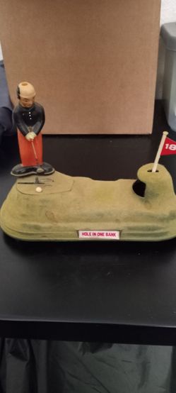 Old action coin bank