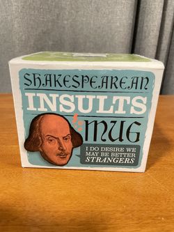 New Shakespearean Insult Mug
