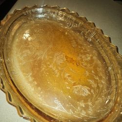 Carnival Glass Platter 