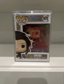 SIGNED Stephanie Young Funko Pop! Vinyl:One Piece Orobi #1475 Figure w/Protector