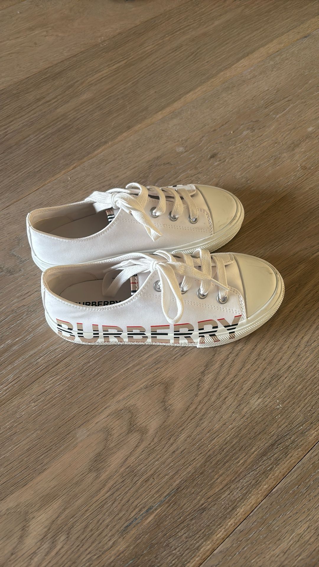 Burberry Kids Icon Stripe Sneakers