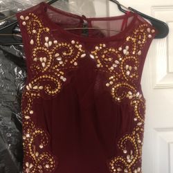 Maroon Formal Dress