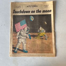 Chicago Sun-Times Moon Landing 7-13-69