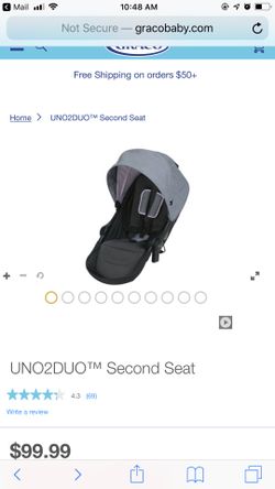 New in box UnO2DUO Second Seat