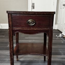 Wood Desk / End Table 