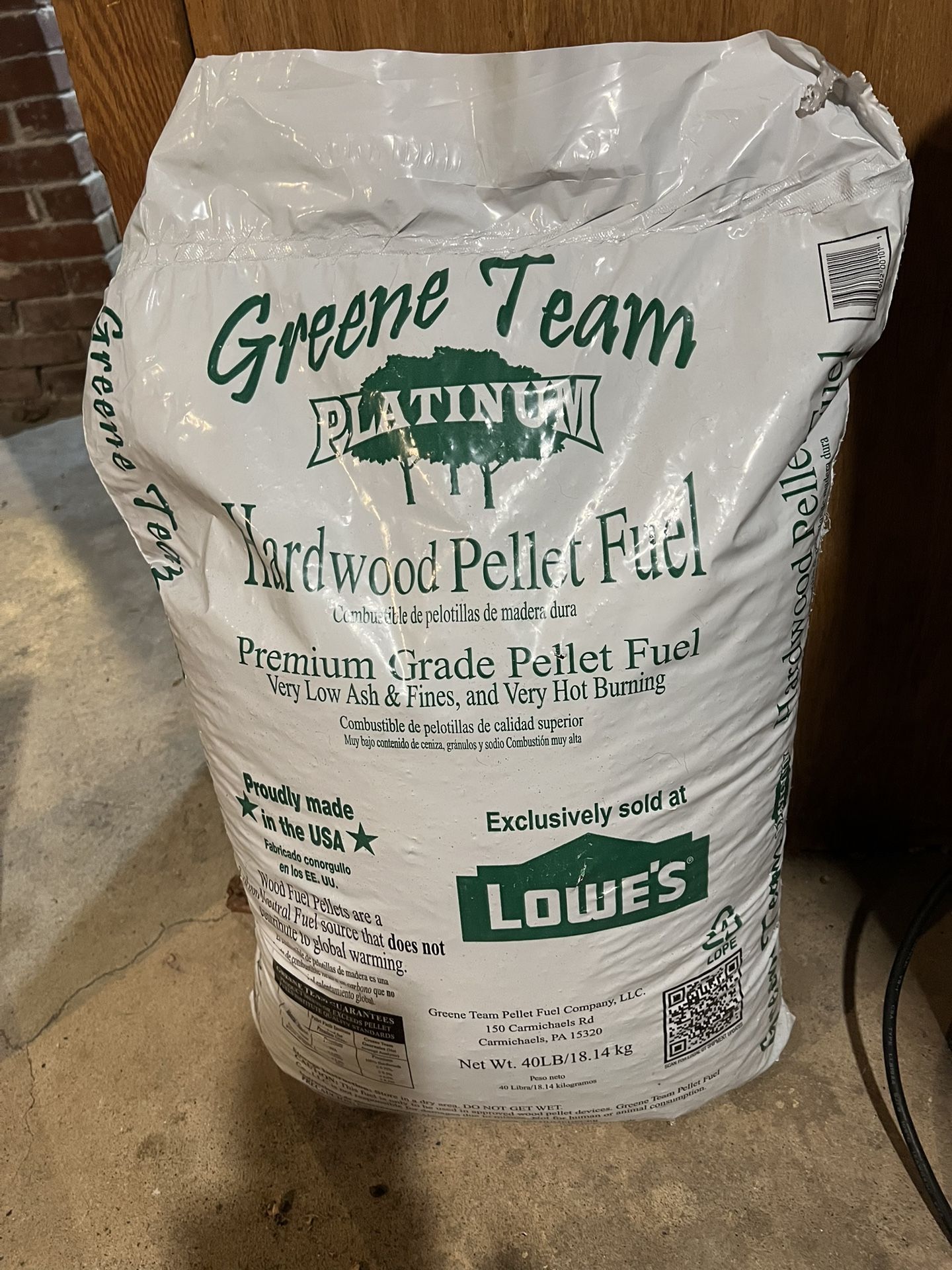 Greene Team Platinum Pellets 