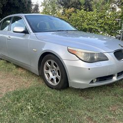 bmw 5 series 2004 6cy Silver 