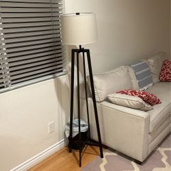 Elegant Tall Lamp With Lamp Shade