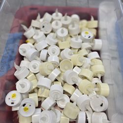 264- Battery operated plastic tea lights.