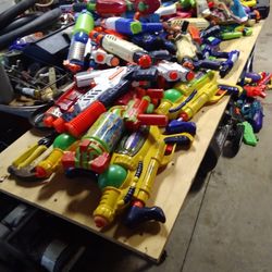Super. Soaker Squirt Guns. A Bunch.  60 +.  20. To. 50. Bucks