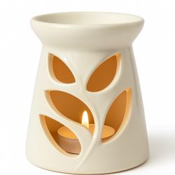 Cream Ceramic Wax Warmer