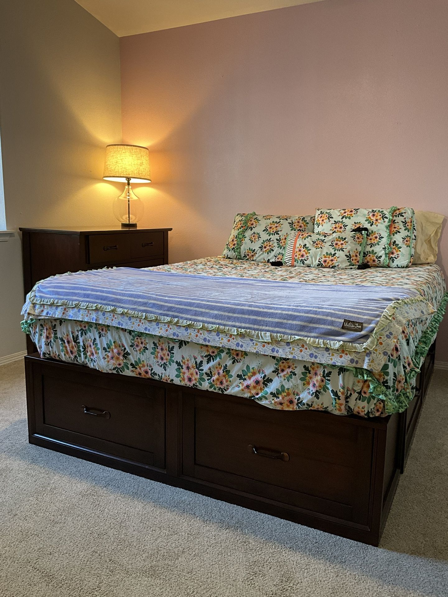 Pottery Barn Stratton Platform Storage Bed, Headboard Connector and