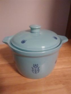 Beautiful marked pottery 7" inches tall, 8" wide.