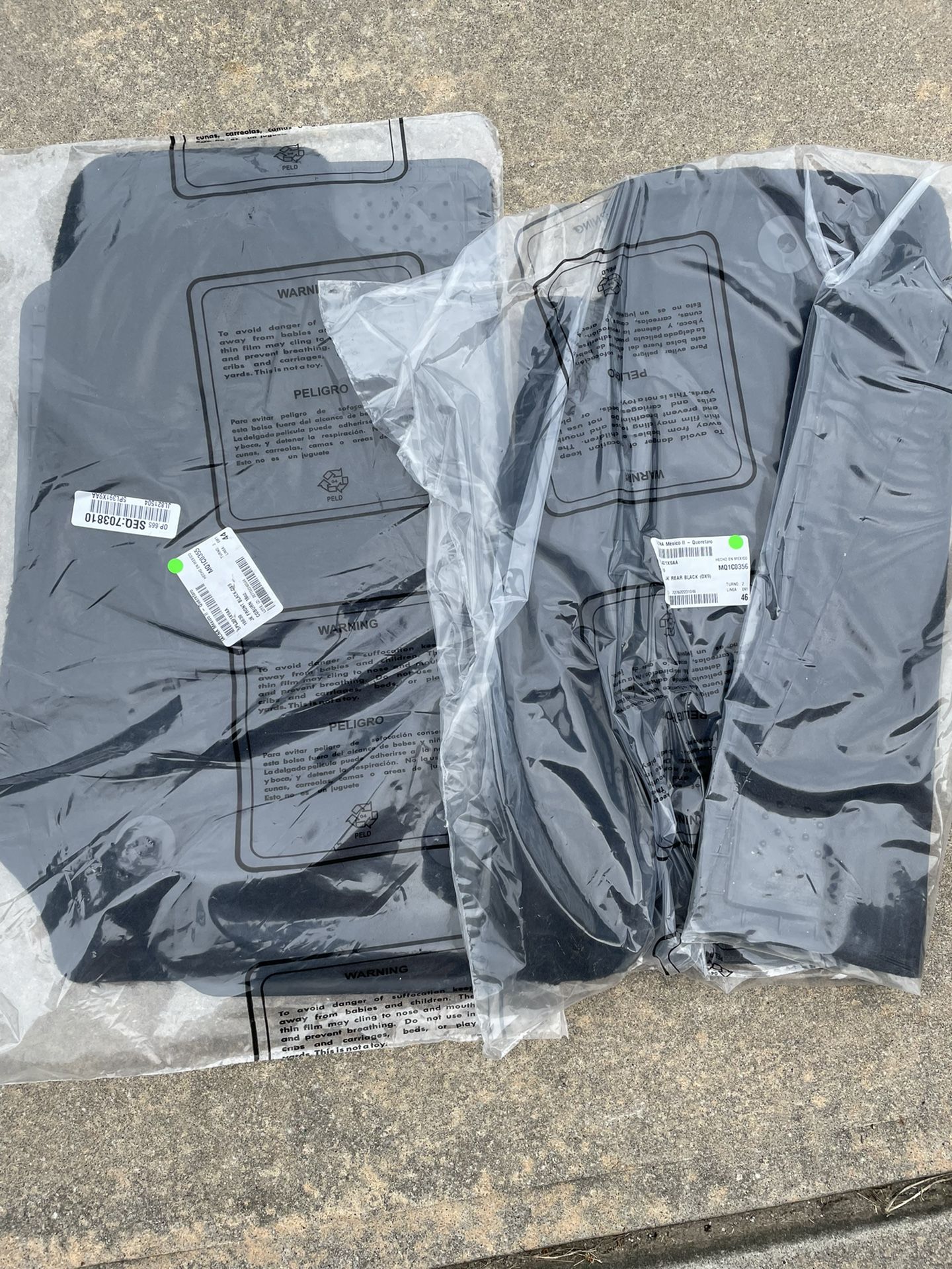 2018 OEM Jeep Wrangler Front And Rear Carpet Mats