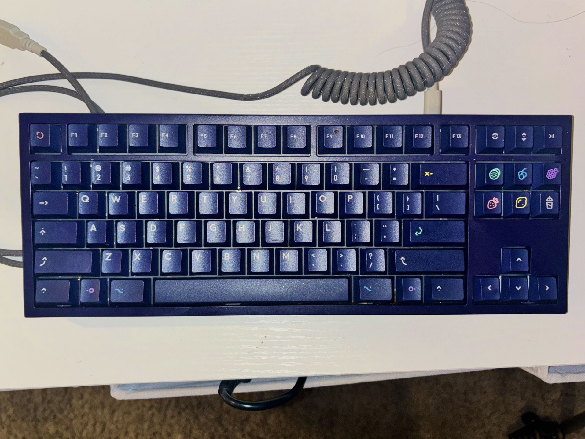 Blue Keyboard- Novelkeys Darkside addition