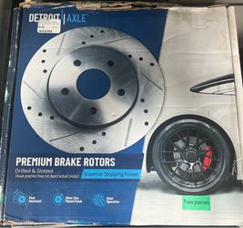 80529 DETROIT AXLE PREMIUM BRAKE ROTORS CAST IRON