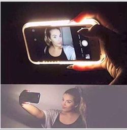 Selfie light case for stunning pics- Fits iphone 6 plus
