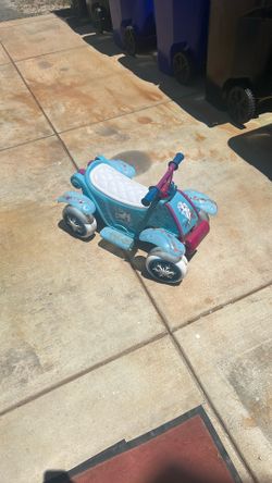 Kids Electric Play Scooter Frozen