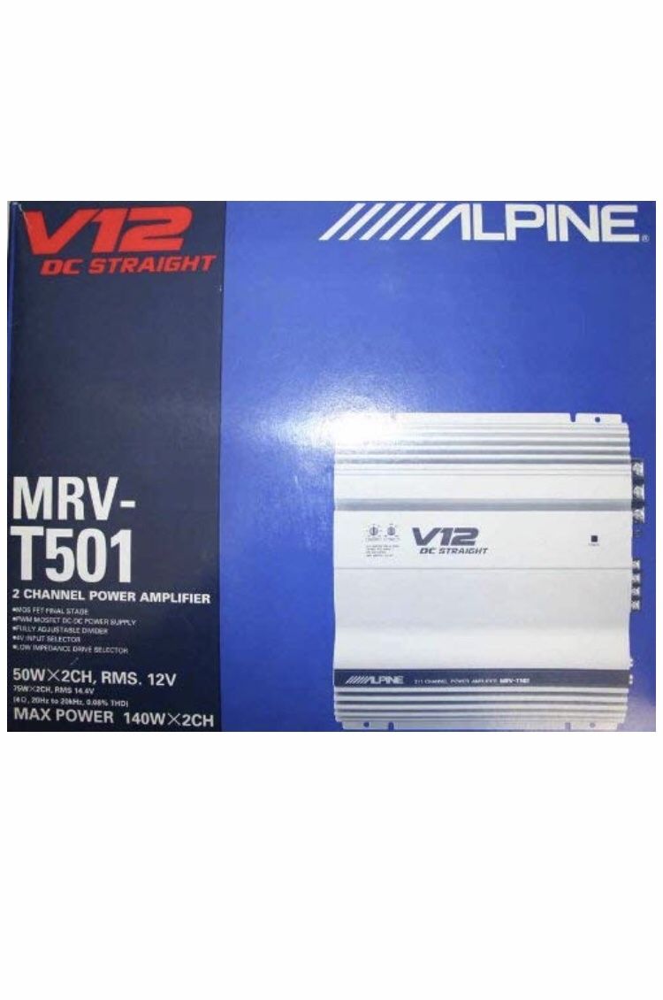 Alpine MRV-T501 car audio amplifier