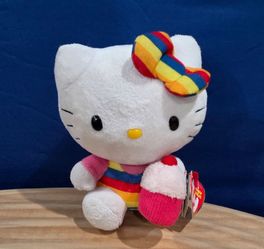 ty Beanie Baby HELLO KITTY Cupcake 6" Plush