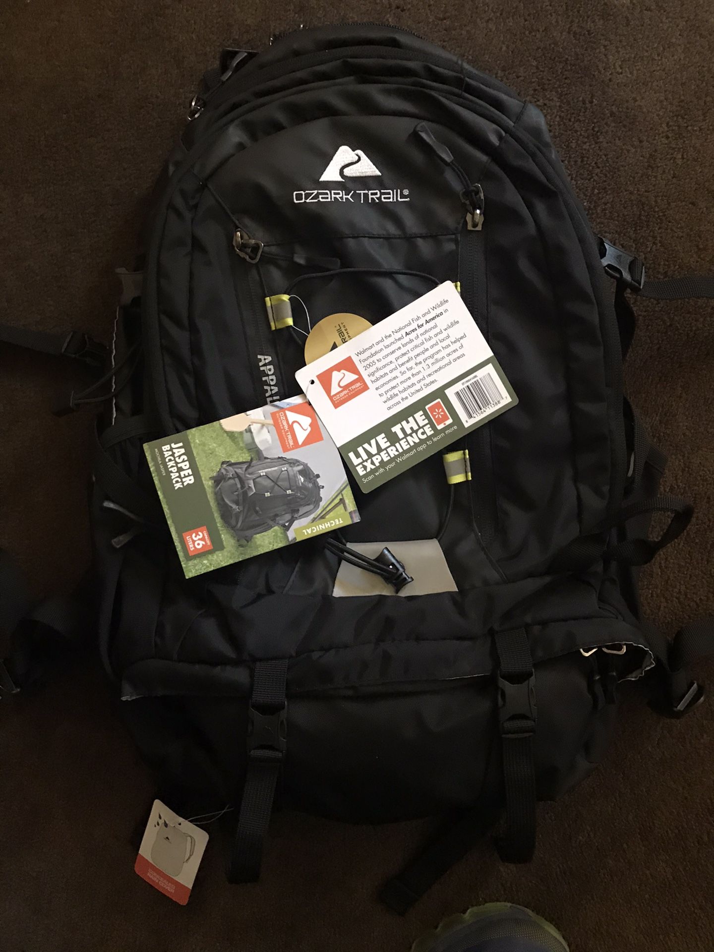 NWT Ozark Trail Appalachian Jasper 36l backpack. No deliveries