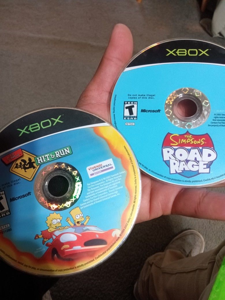 Simpsons Xbox Games