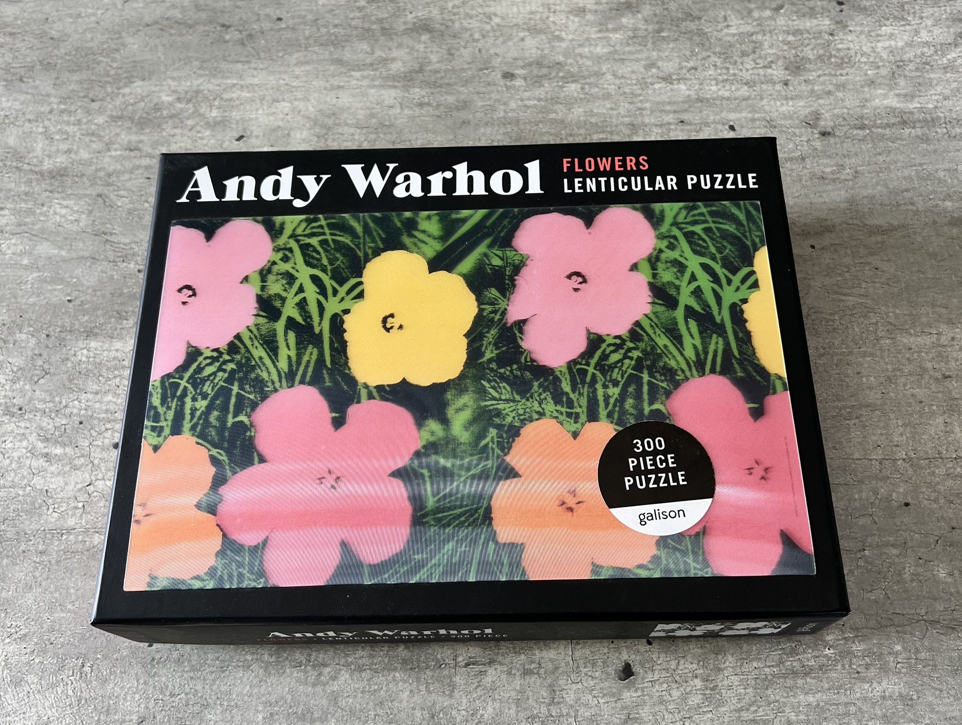 Andy Warhol Flowers Lenticular Puzzle