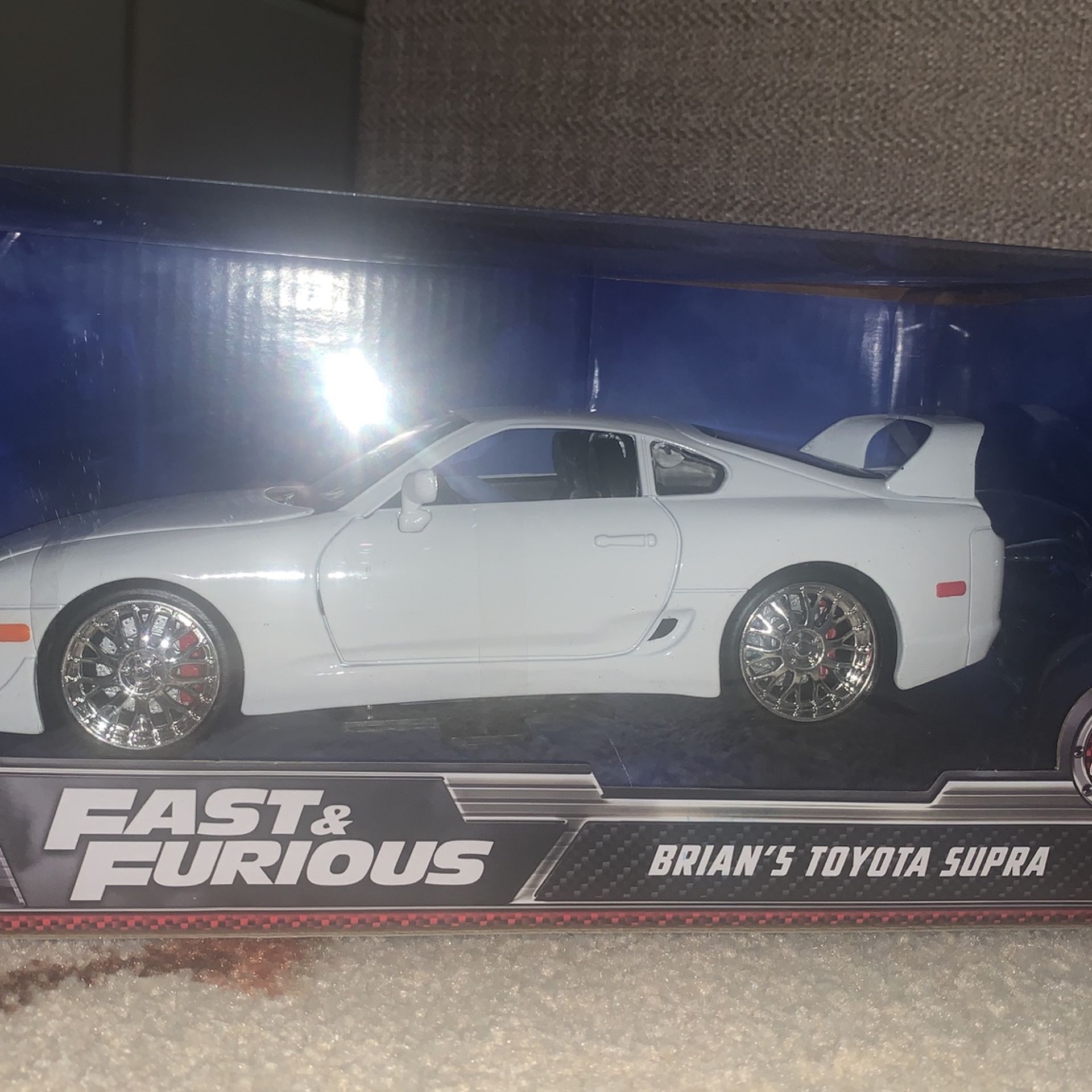 1:24 Fast & Furious Brian's Toyota Supra White #97375 Jada Diecast Model