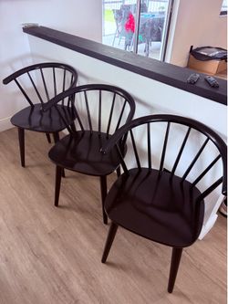 Black Dining Chairs Set of 6