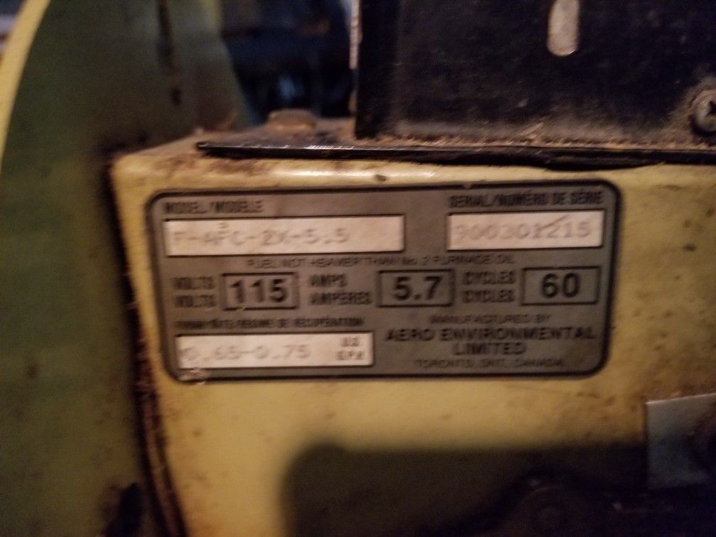 Aero oil motor in excellant cond