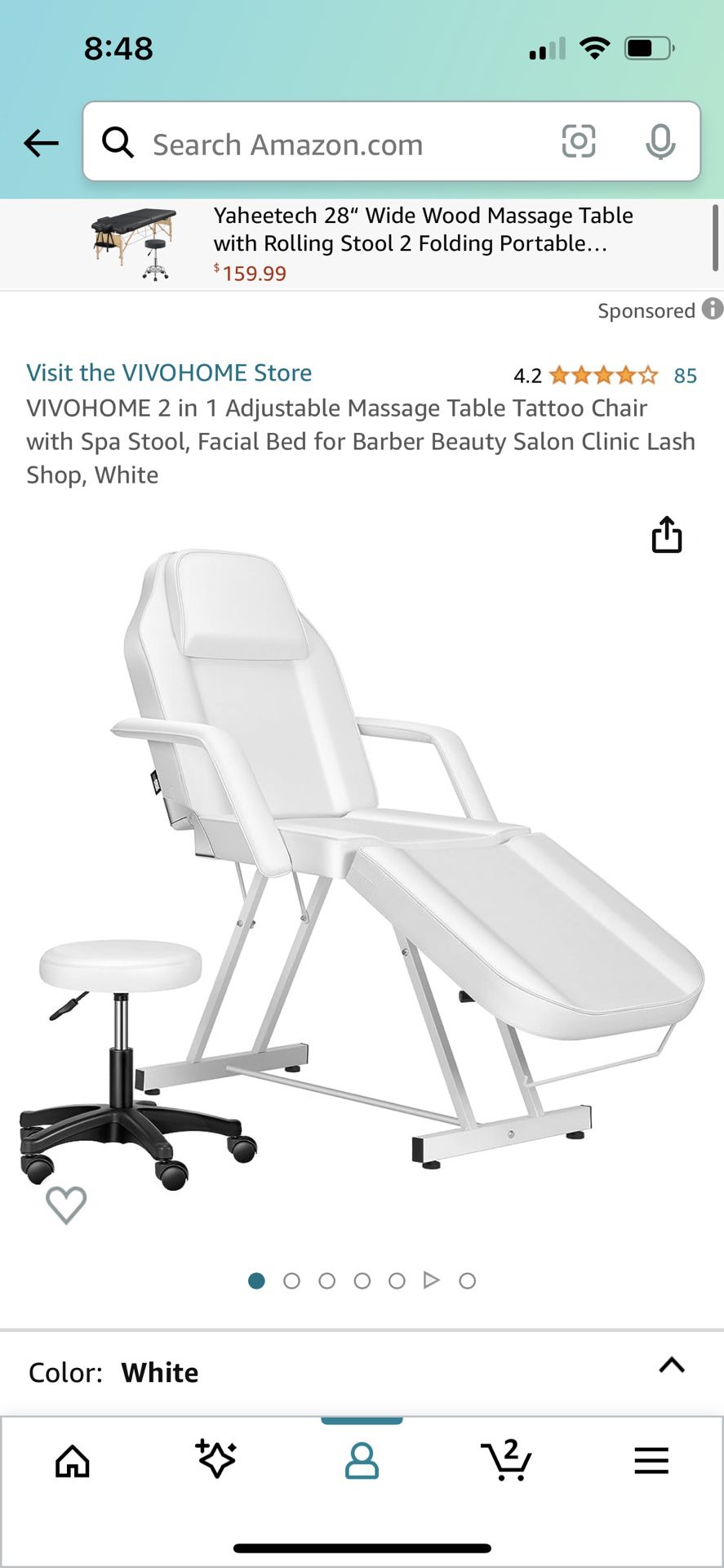 Tattoo Chair With Tray