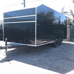 8.5x18x7 ENCLOSED CARGO TOY HAULER TRAILER