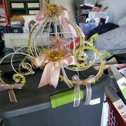 Princess/Quinceañera  wire  Carriage Decore