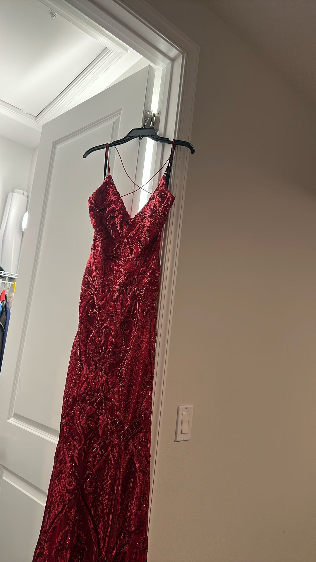 Red prom Formal Dress