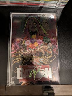 Absolute batman 17 ugly ivy mark brooks signed with coa
