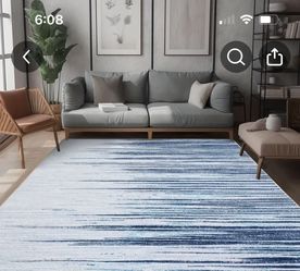 Modern N Geometric Washable Rug New 8’ By 10’