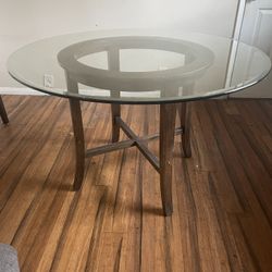 Free Delivery / Glass Dining Table 