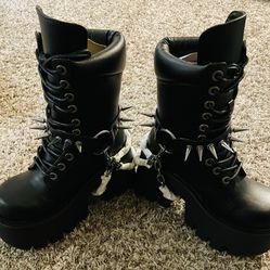 Women’s Platform Combat Boots