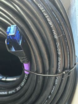 Long runs of Cat 6 cable. Used in the Audio Visual Industry