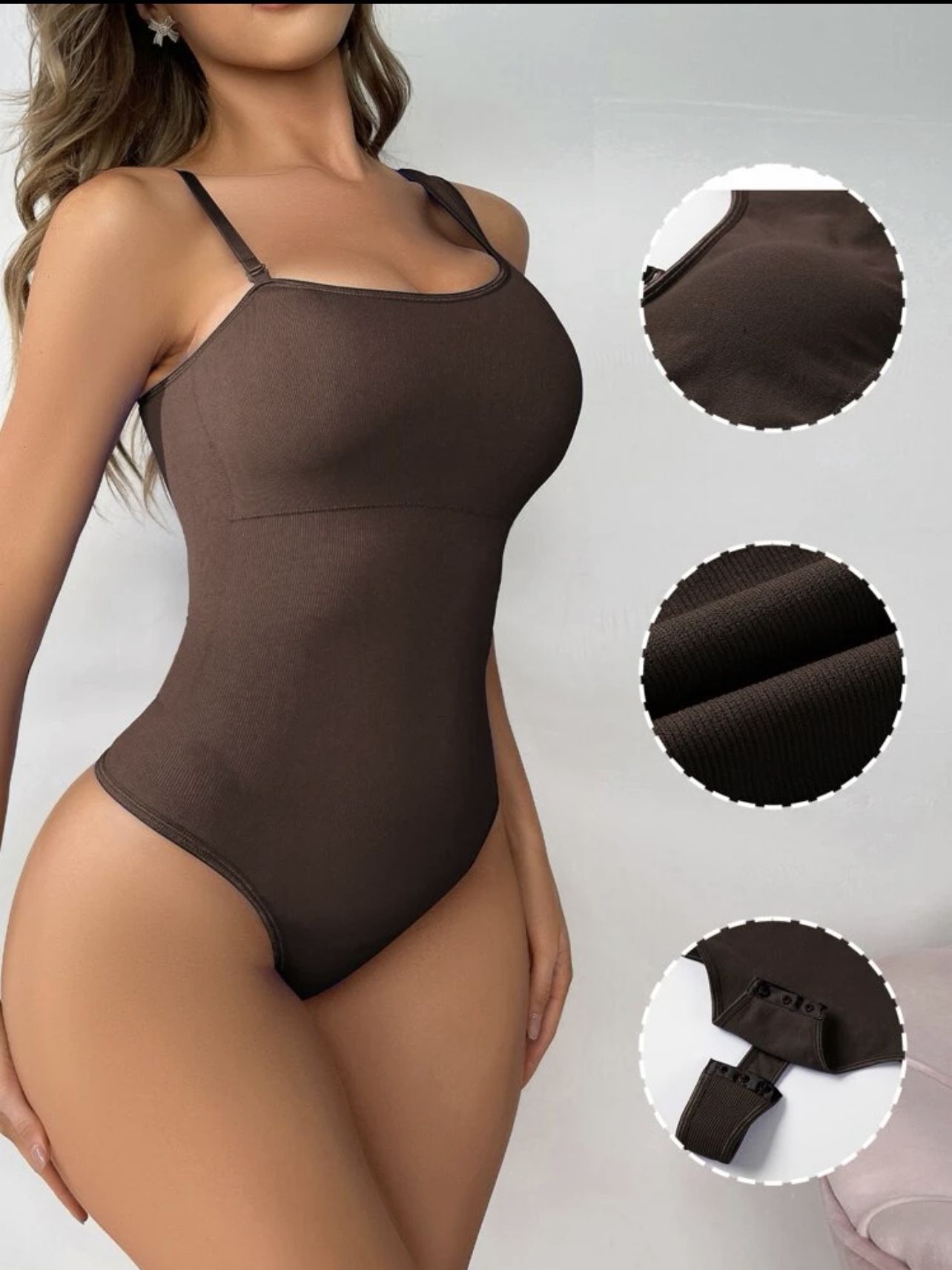 Shapewear Asymmetrical Neck Bodysuit *NEW*