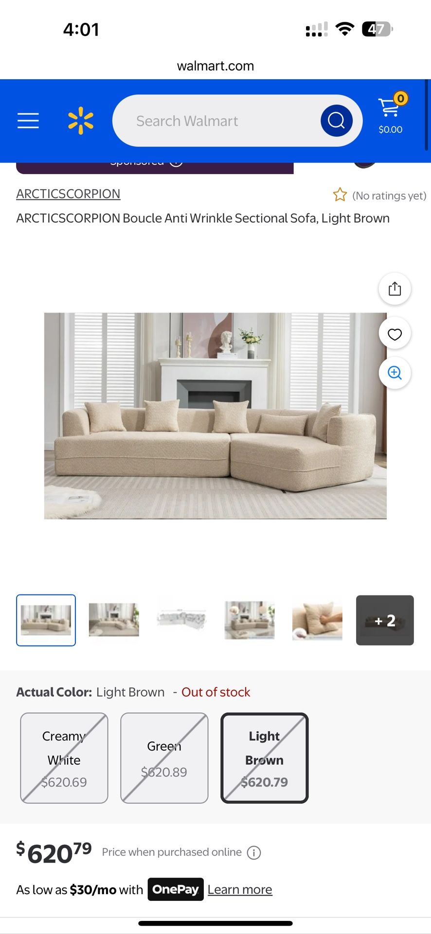 🛋️ Modern L-Shape Sectional Sofa (brand new in box)