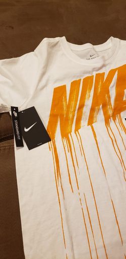 Nike White Orange Peel Size large