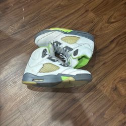 Jordan 5s Green Bean